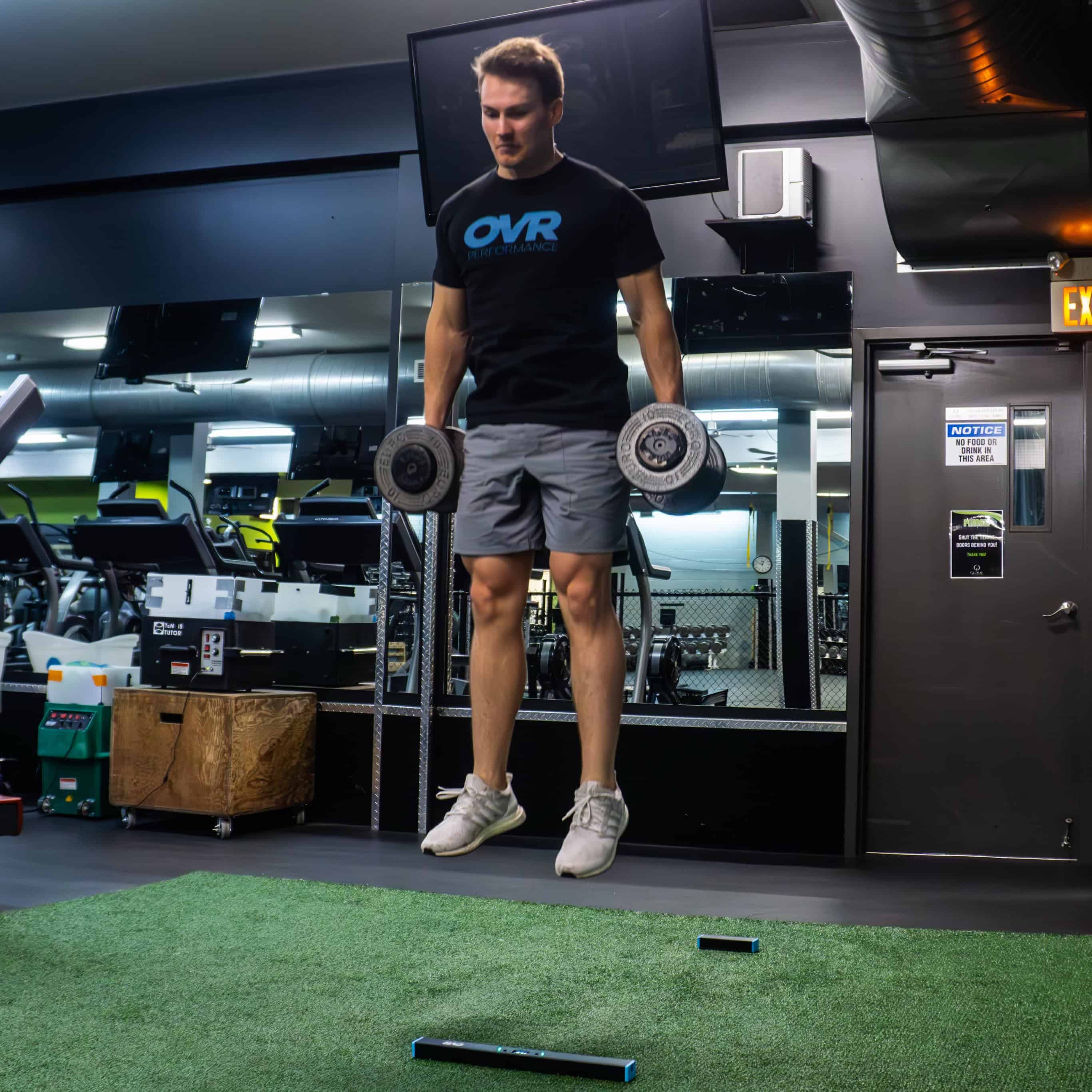 Jump Higher with Dumbbell Jumps