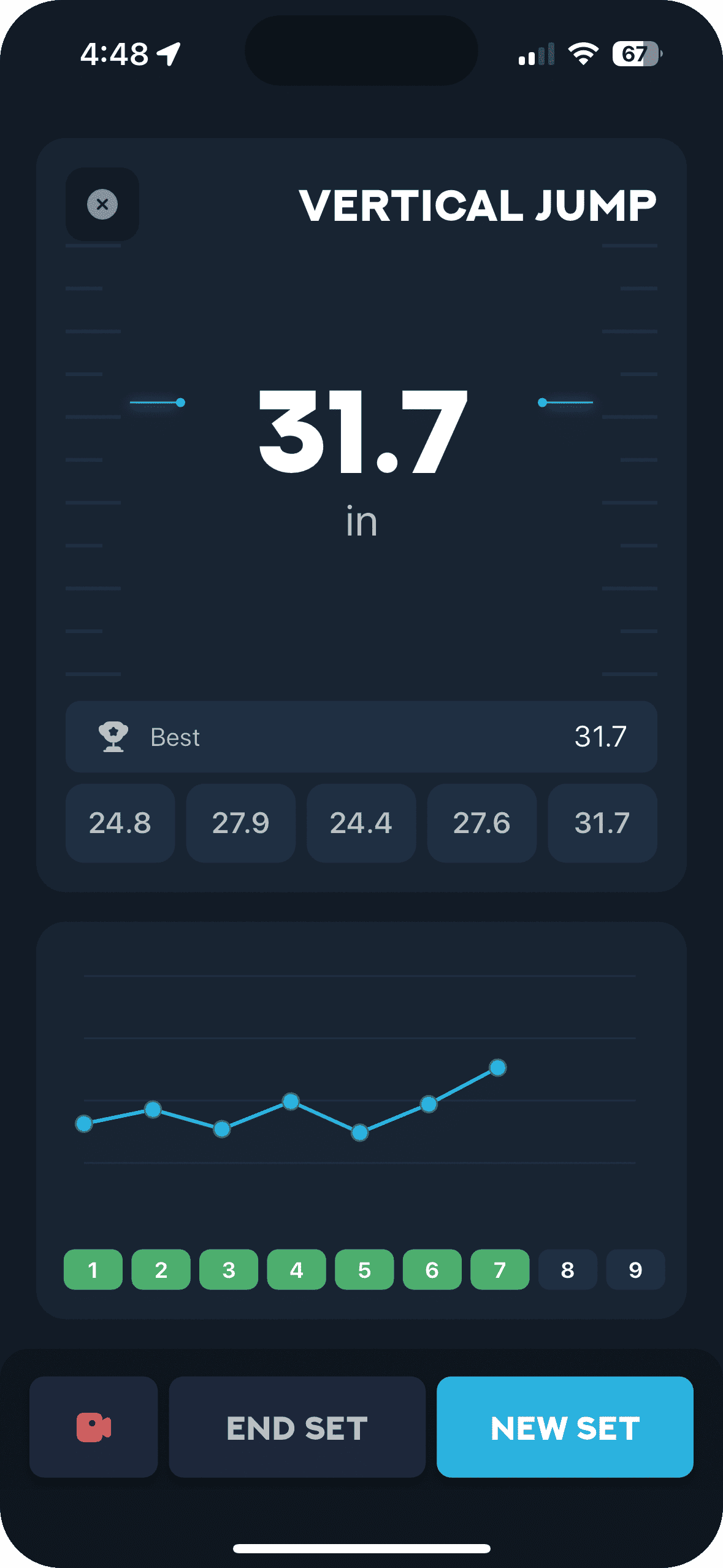 Vertical Jump Height App