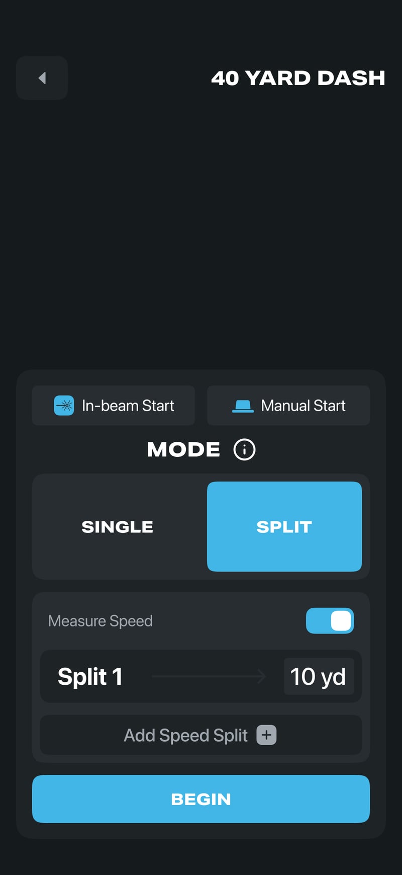 Sprint live session view in the OVR Connect app.