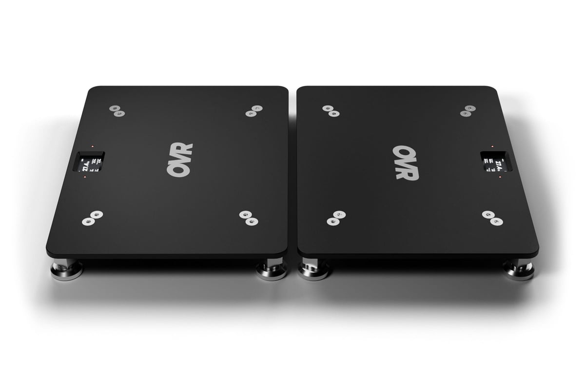 Two tethered OVR Force plates