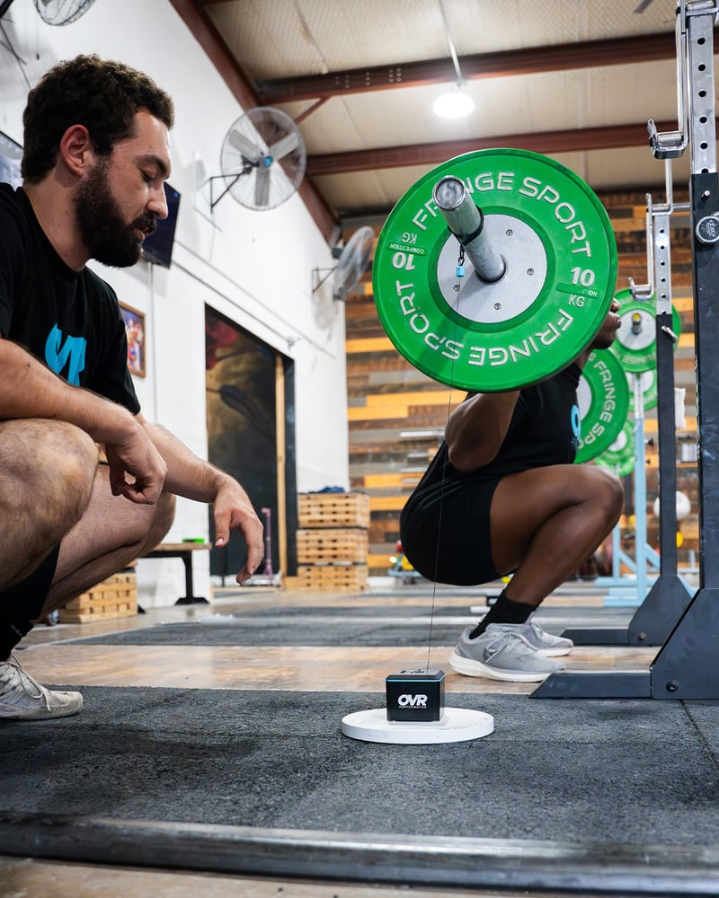 Lifter chasing a faster bar speed under live OVR Velocity feedback