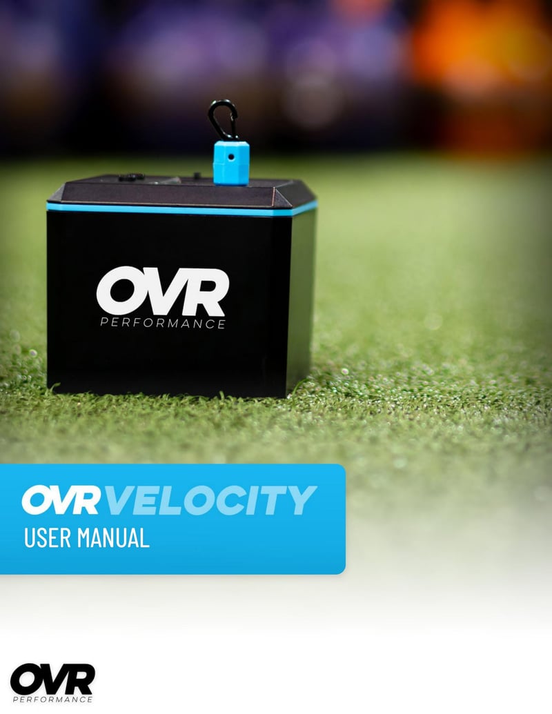 OVR Velocity User Manual cover